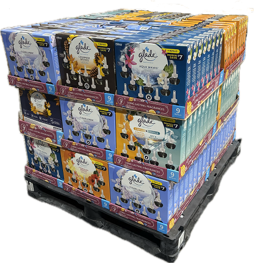 GLADE PLUG IN SCENTED OIL 9ct MIXED PALLET US