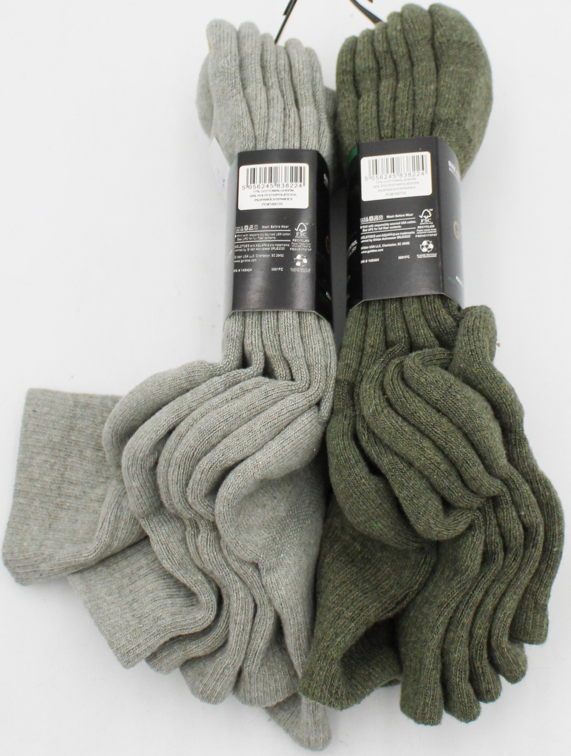 GOLDTOE 3PK MENS ANKLE SOCKS MIX SZ 10-13 NI