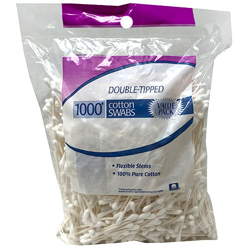 DOUBLE TIPPED COTTON SWAB 1000CT
