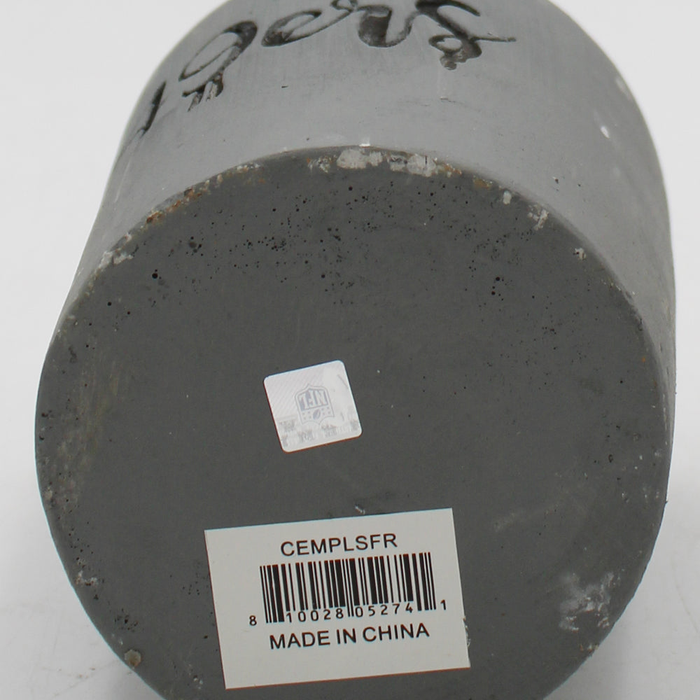 SAN FRANCISCO 49ERS CEMENT PLANTER -4IN -EMPTY