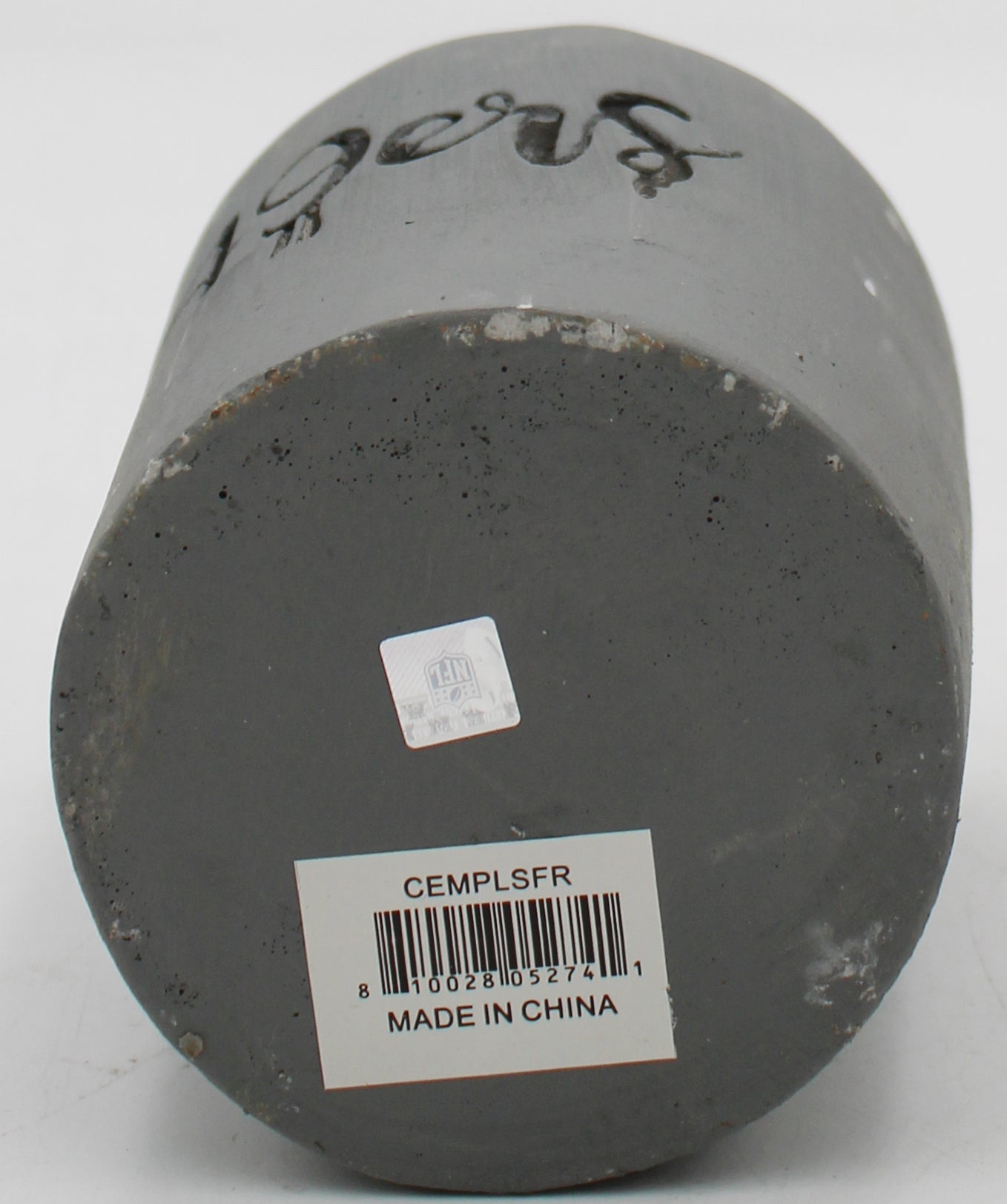 SAN FRANCISCO 49ERS CEMENT PLANTER -4IN -EMPTY