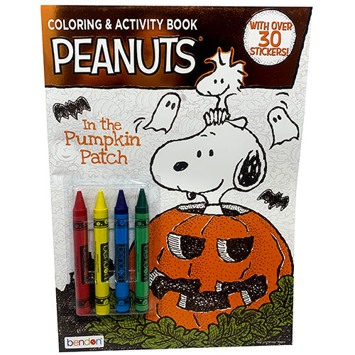 COLRNG/ACTVTY BOOK W/CRYNS-PEANUTS