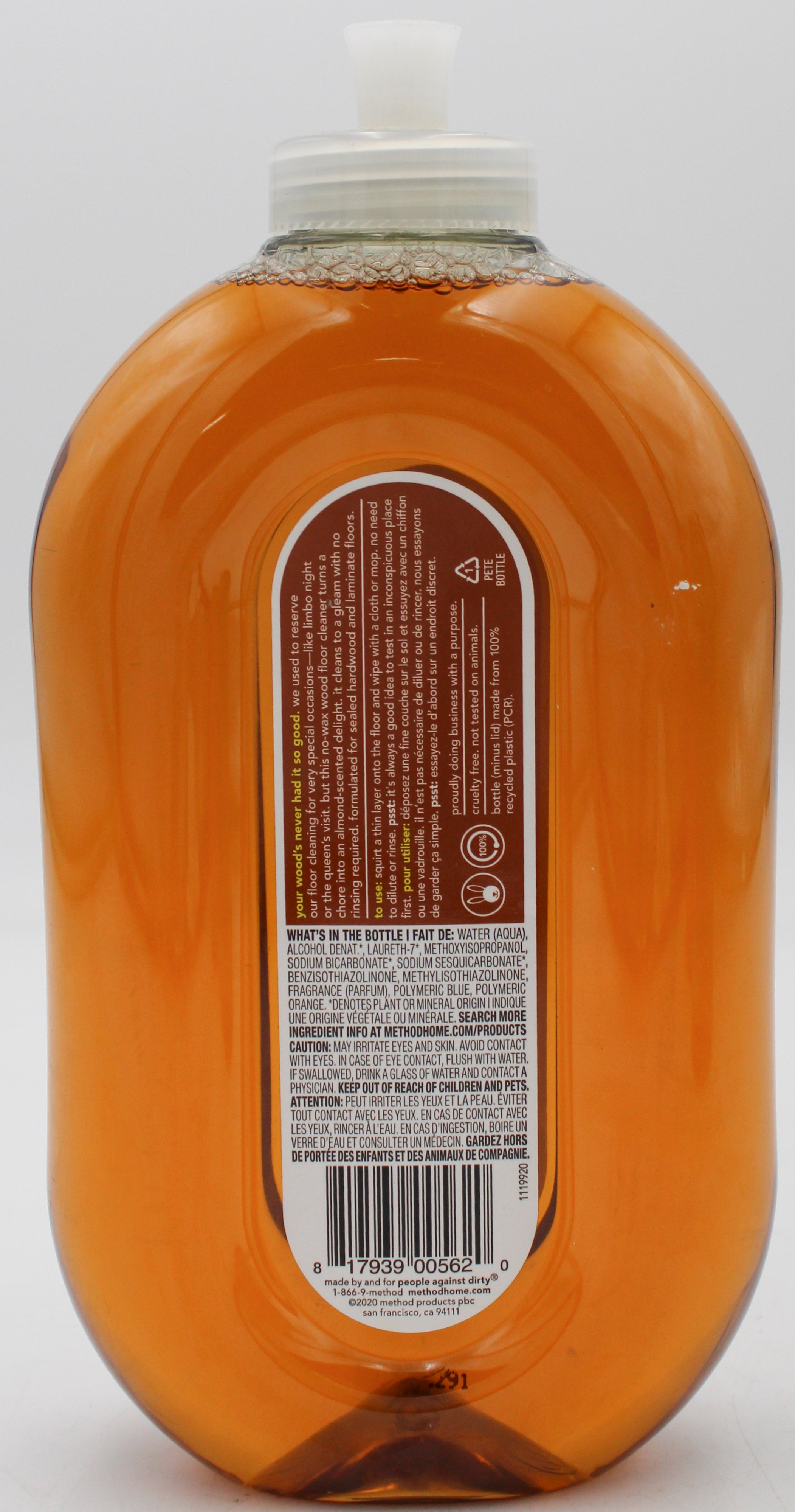 SP METHOD SQUIRT + MOP WOOD FLOOR CLEANER 25oz ALMOND