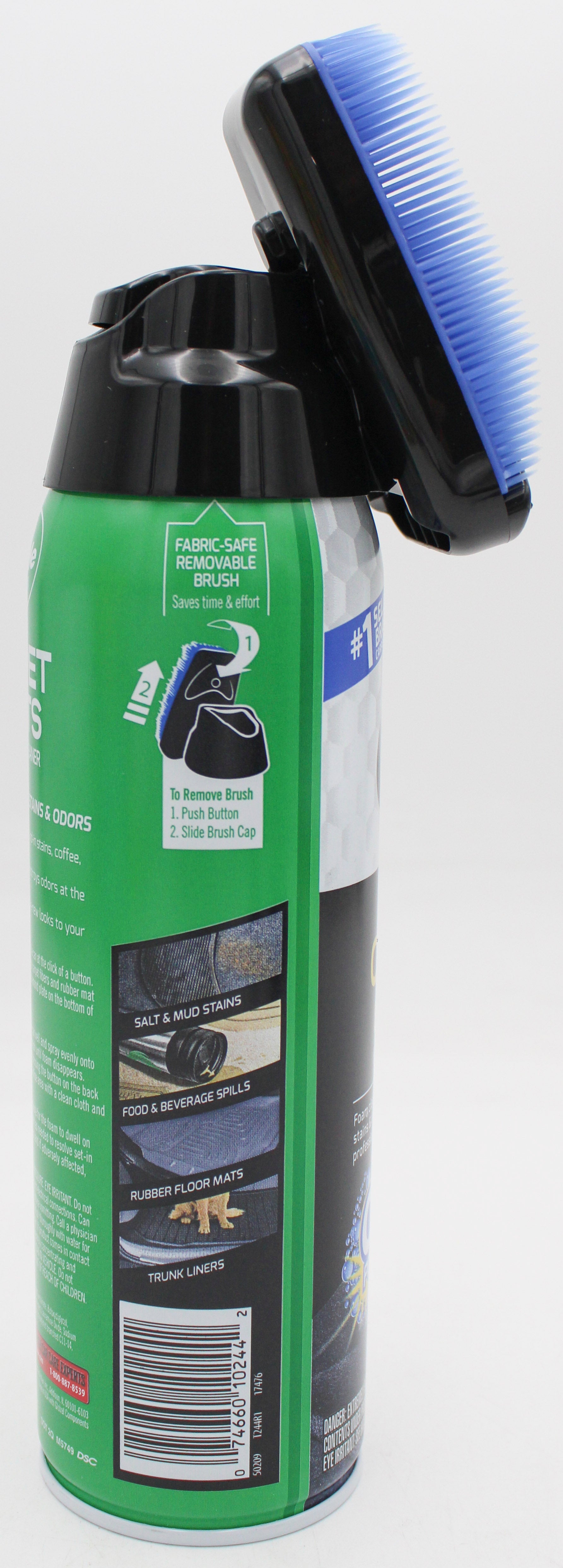 SP TURTLE WAX CARPET & MATS CLEANER OXI POWERED 18oz