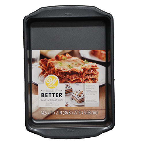 WILTON BAKE IT BETTER LASAGNA ROAST PAN 11X14 IN
