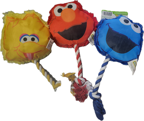 SESAME STREET PLUSH PET TOY ASSORTER