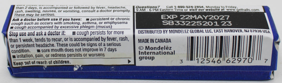 HALLS 9PC MENTHO-LYPTUS EXP 4/5/27