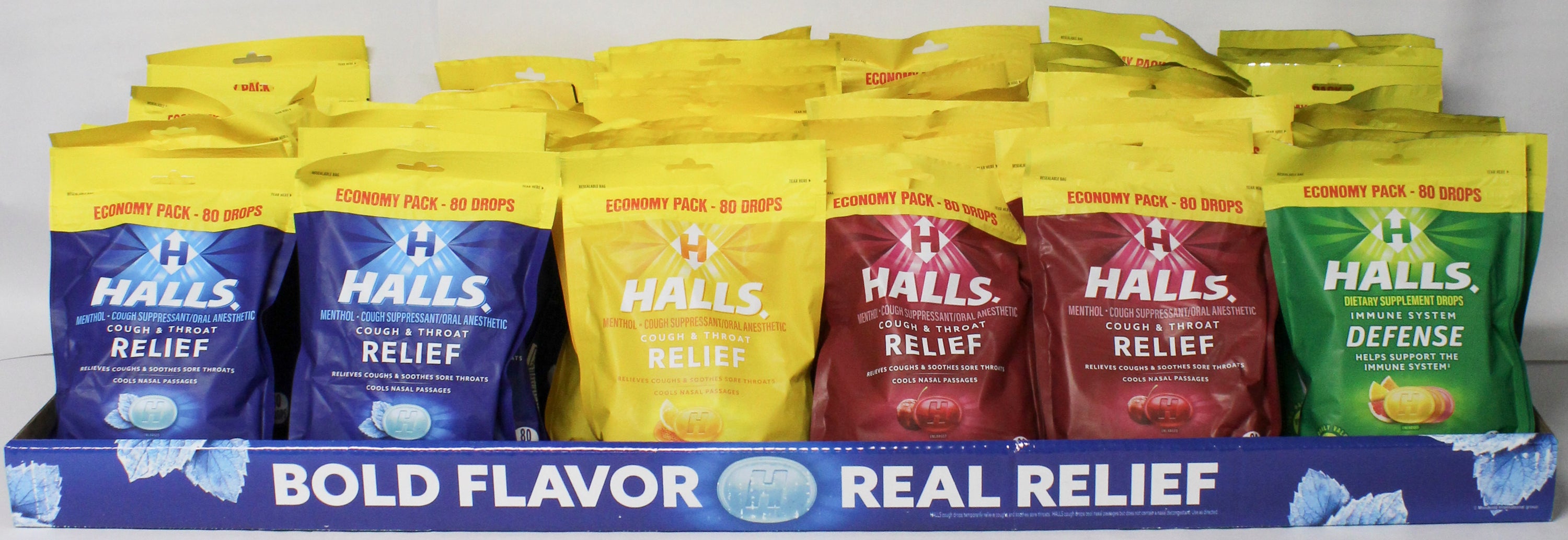 HALLS ECO BAG BASE/DEF 48 CT 11/30/26