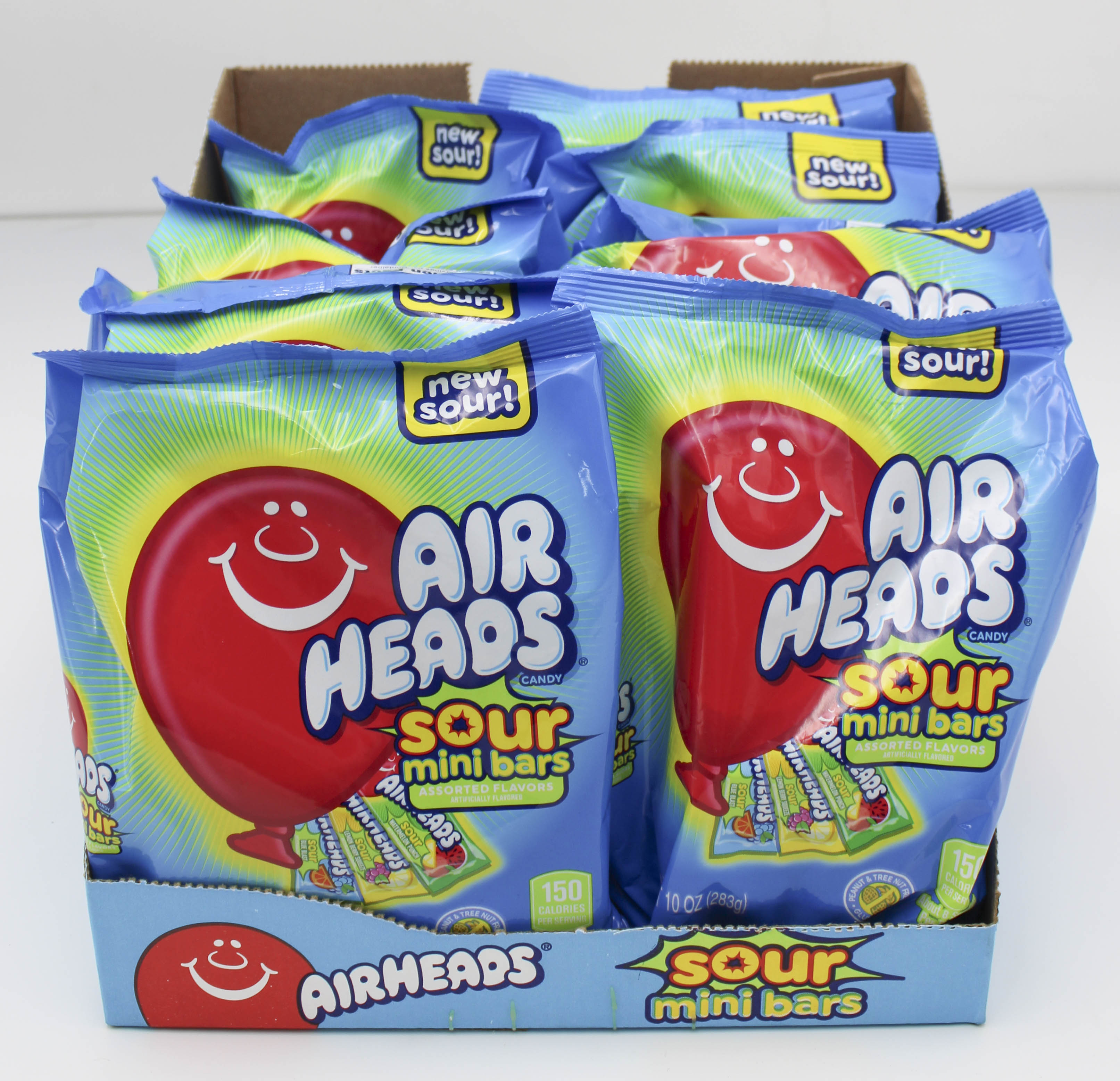 AIRHEADS SOUR MINI BARS 10oz STAND UP BAG BB 1/5/27 NI