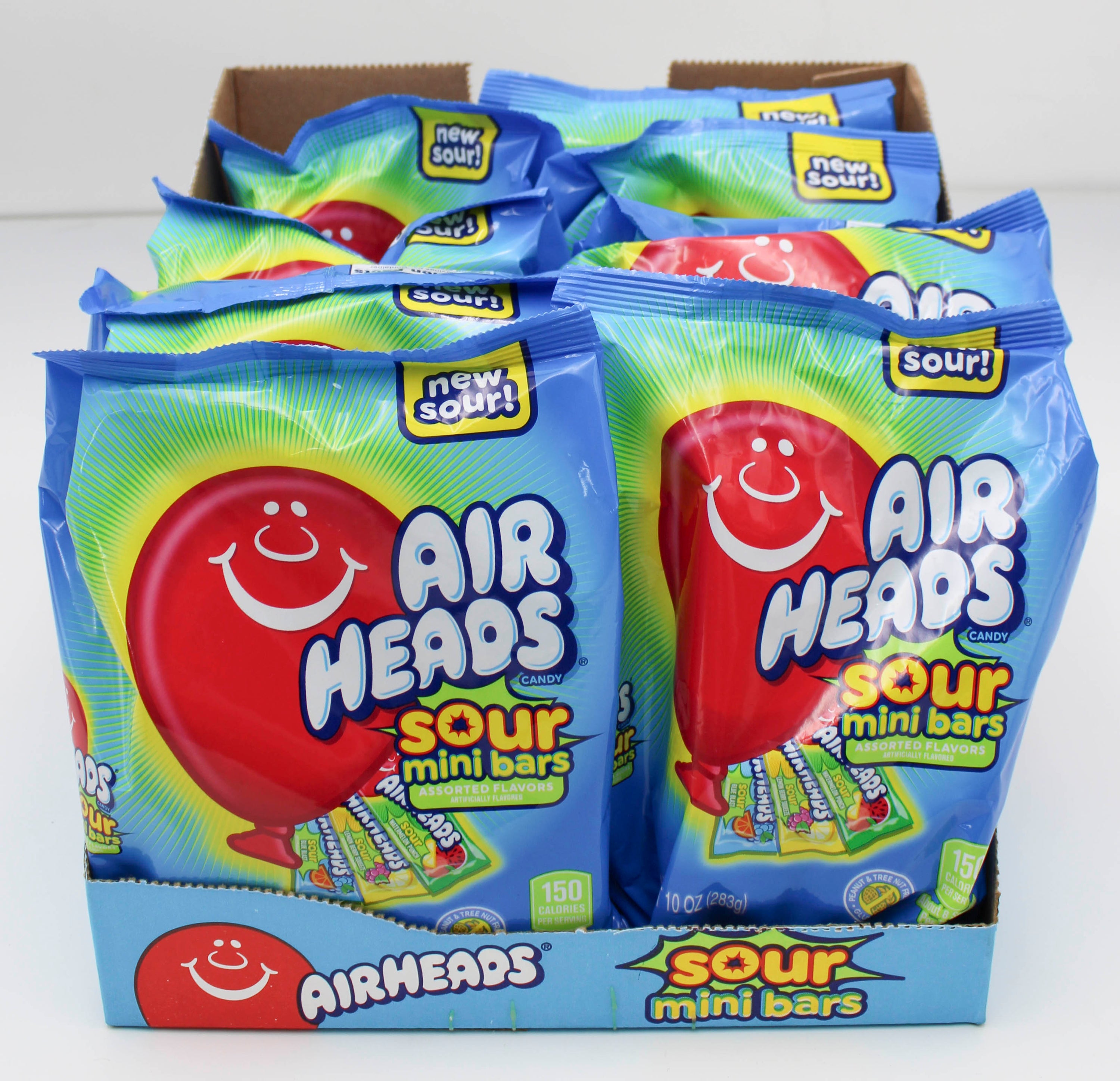 AIRHEADS SOUR MINI BARS 10oz STAND UP BAG BB 1/5/27 NI