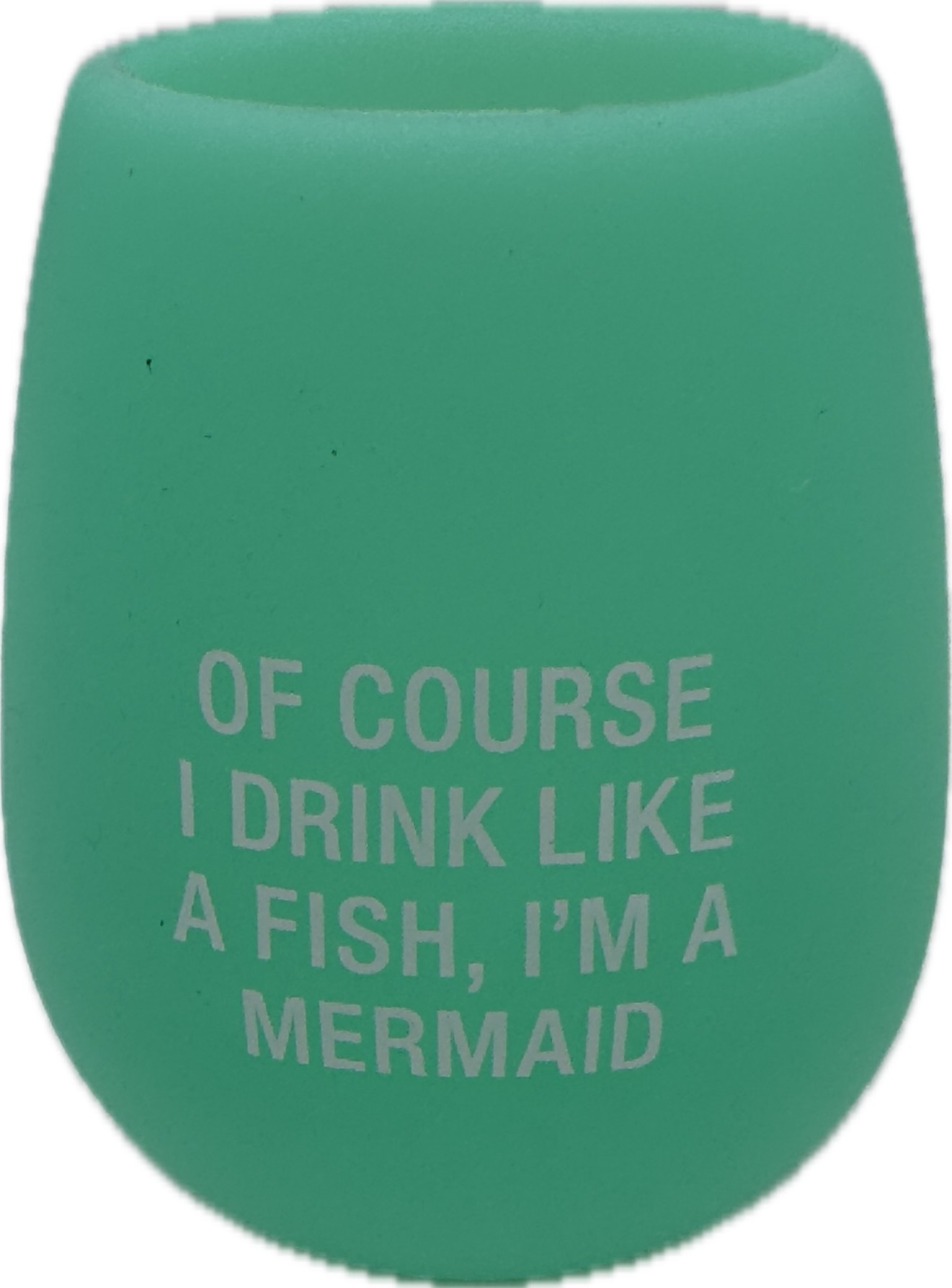 MERMAID SILICONE WINE CUP 12.5OZ