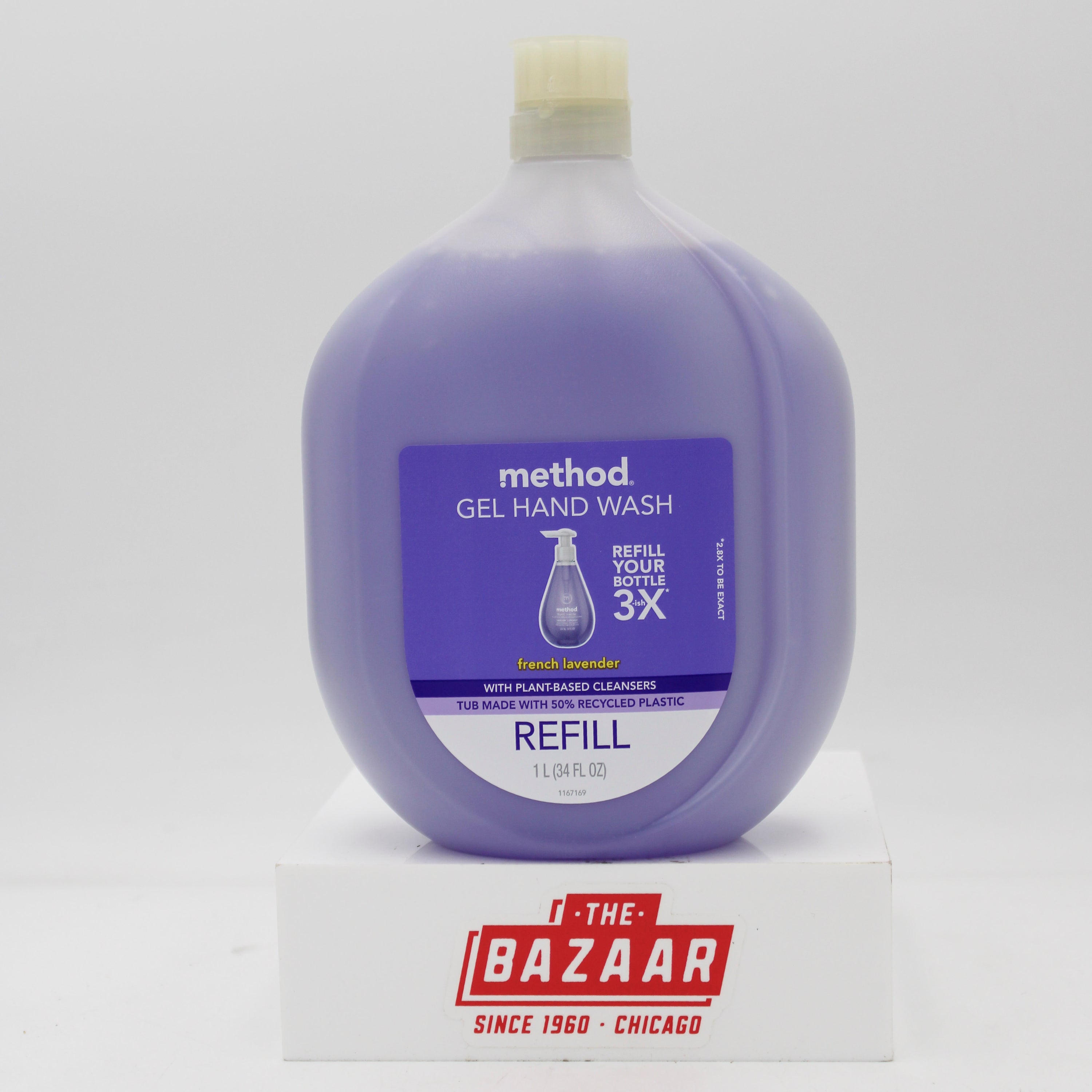 METHOD GEL HAND WASH FRENCH LAVENDER REFILL 34floz US