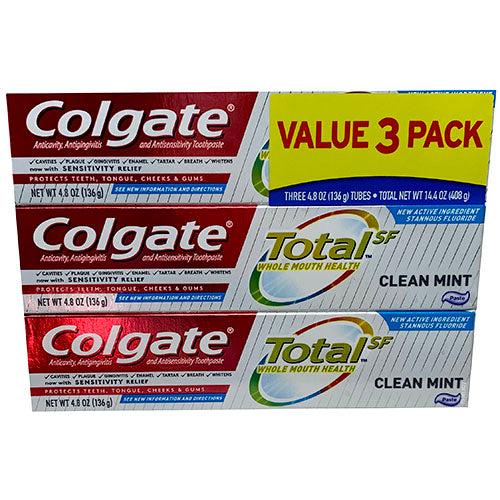 TOTAL TPASTE 4.8oz3PK(11/22)MINT/NI
