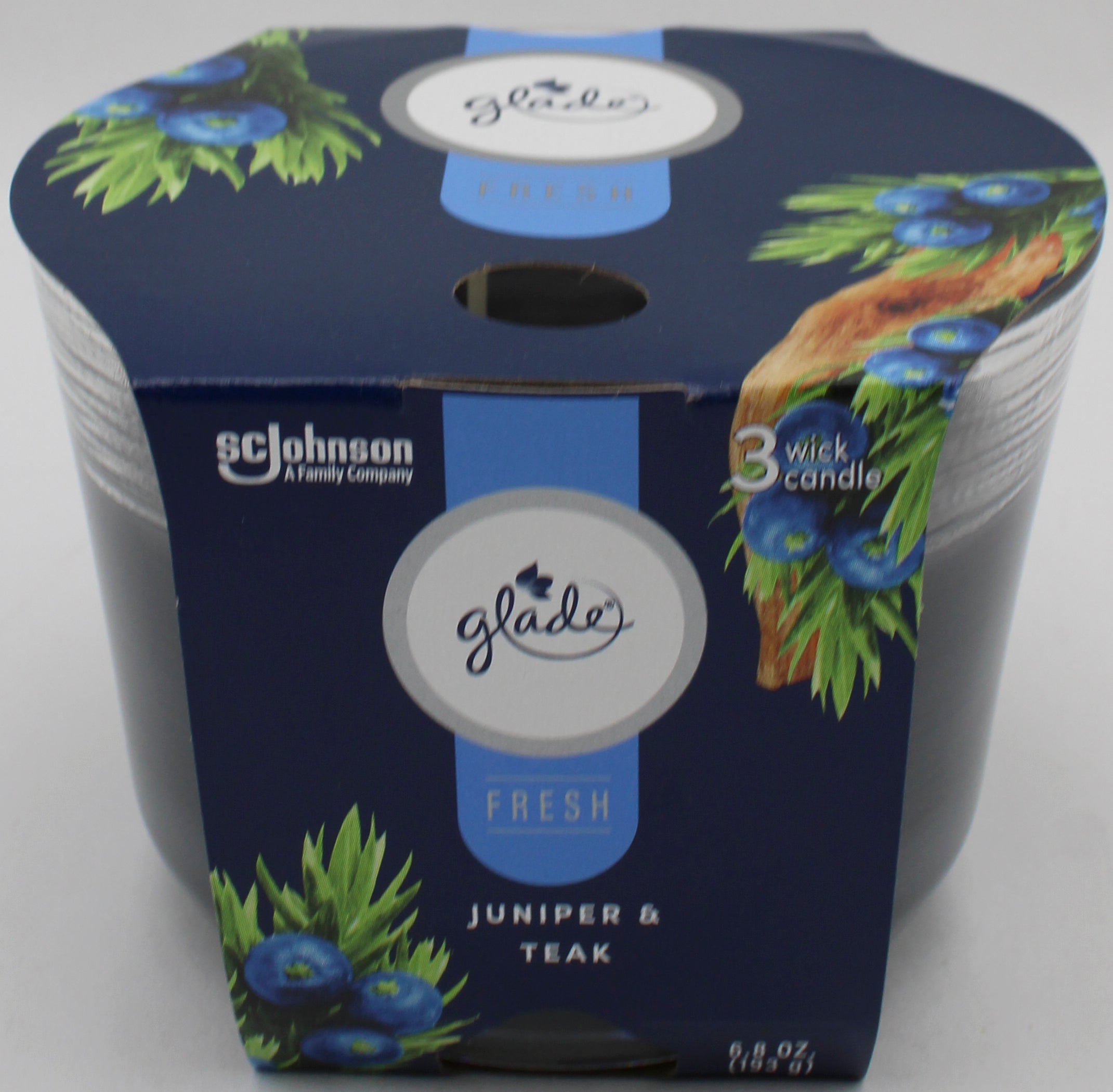 GLADE 3-WICK CANDLE JUNIPER & TEAK 6.8oz US