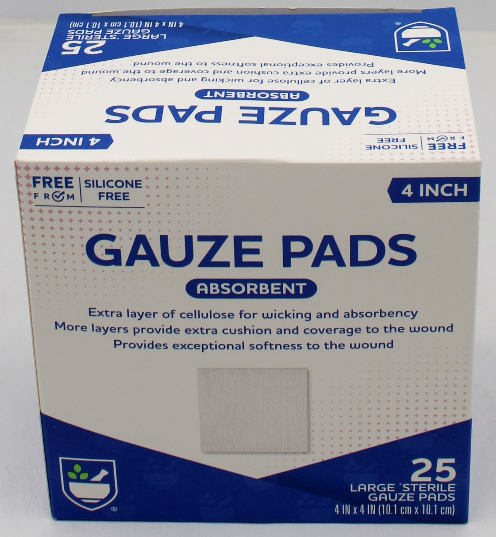 RITE AID 25ct GAUZE PADS 4"X4"