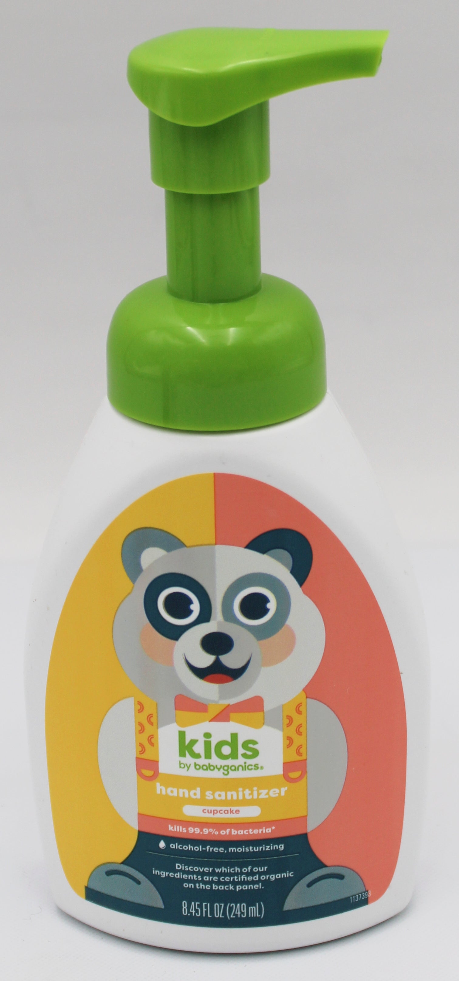 BABYGANICS KIDS HAND SANITIZER CUPCAKE 8.45floz US EXP2/28/2027