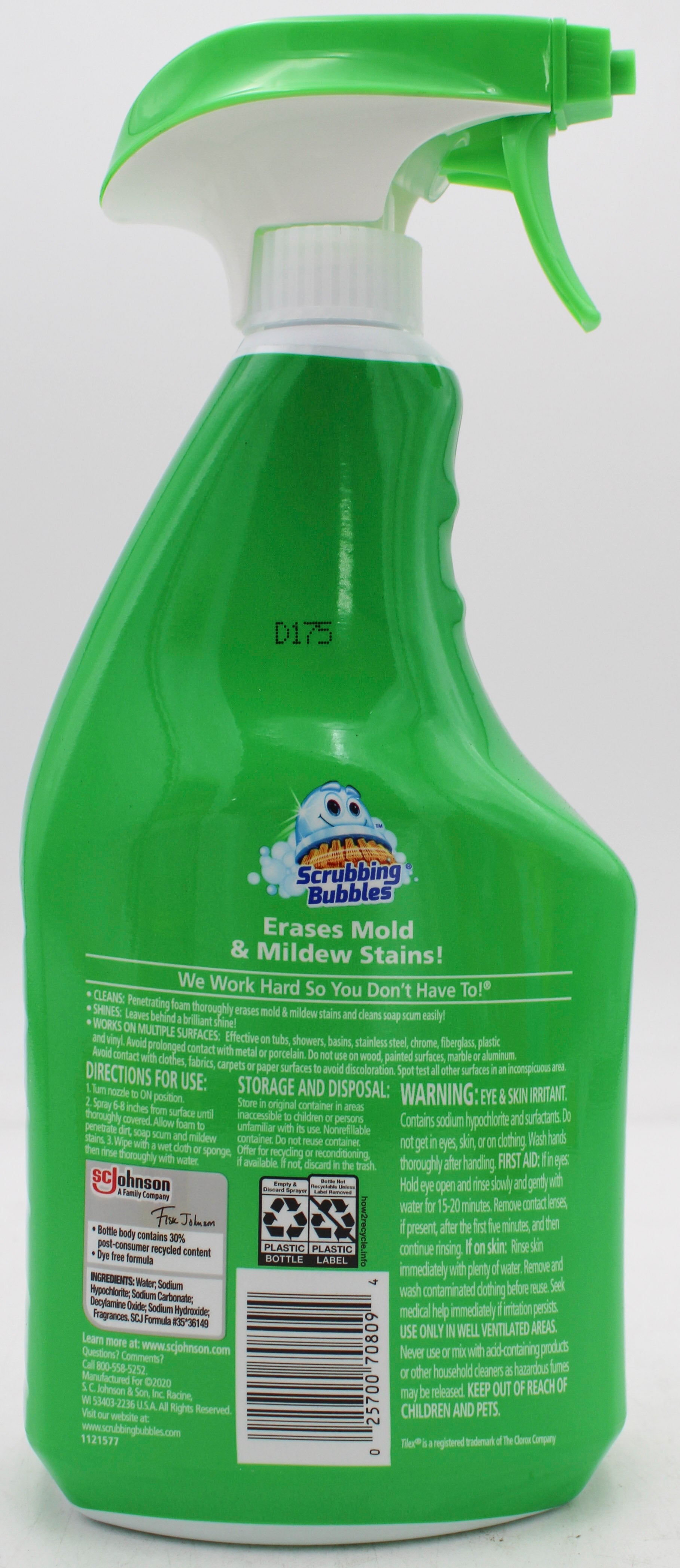 SP SCRUBBING BUBBLES 32oz-FOAMNG BLEACH