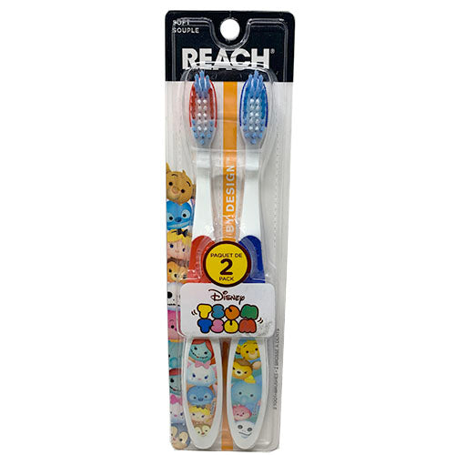 REACH Kids Toothbrush Soft 2-Pack Tsum NI