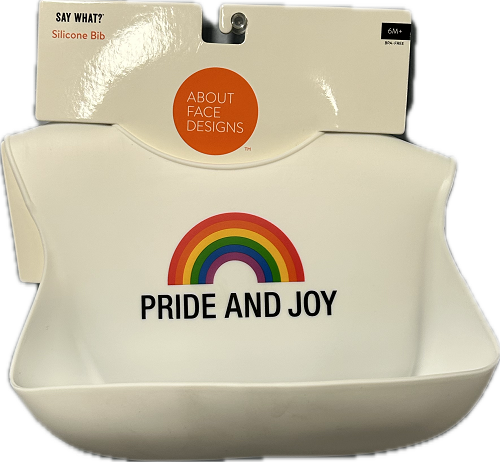 PRIDE AND JOY SILICONE BIB