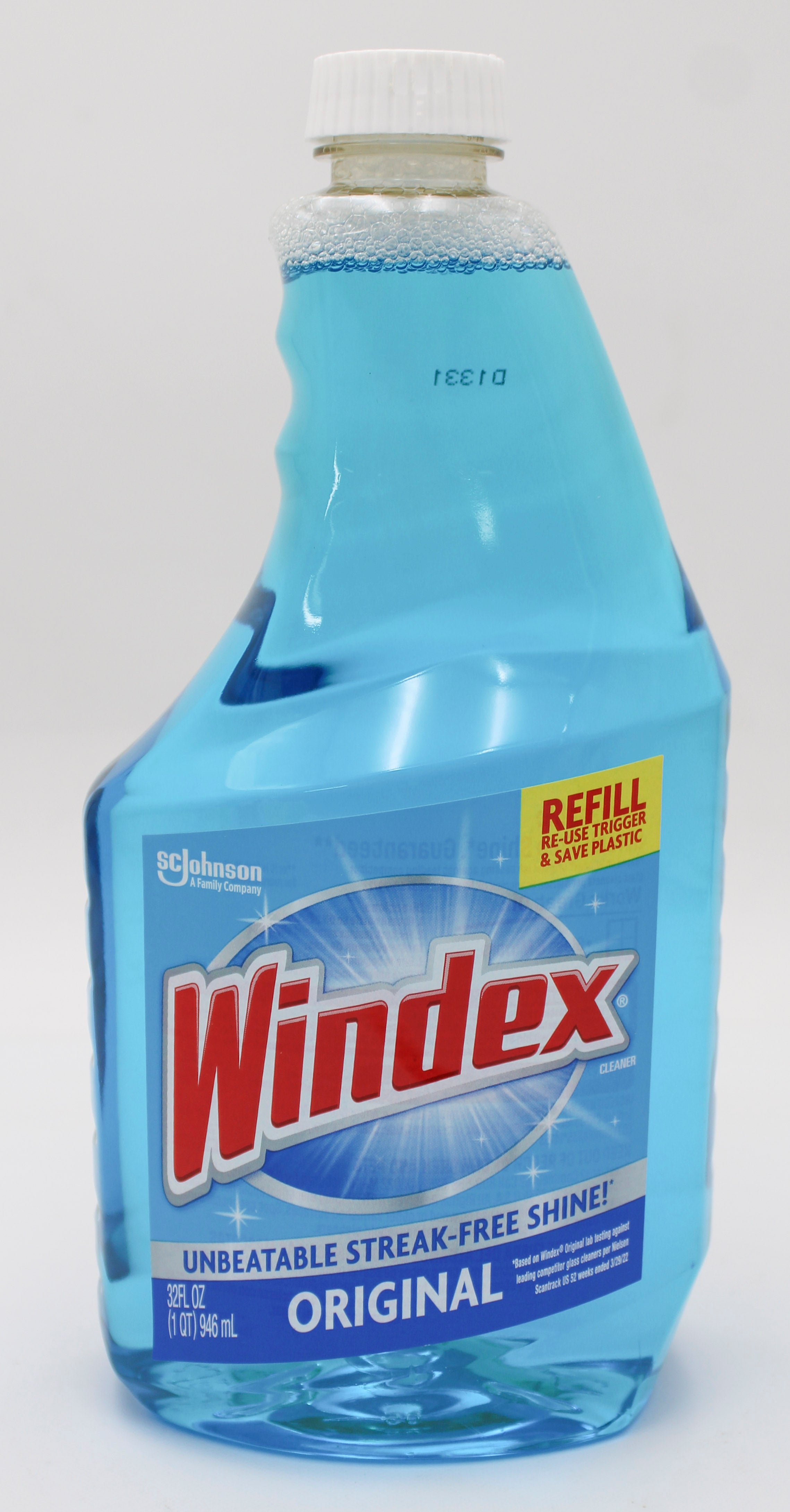 WINDEX ORIGINAL BLUE GLASS CLEANER REFILL 32oz US