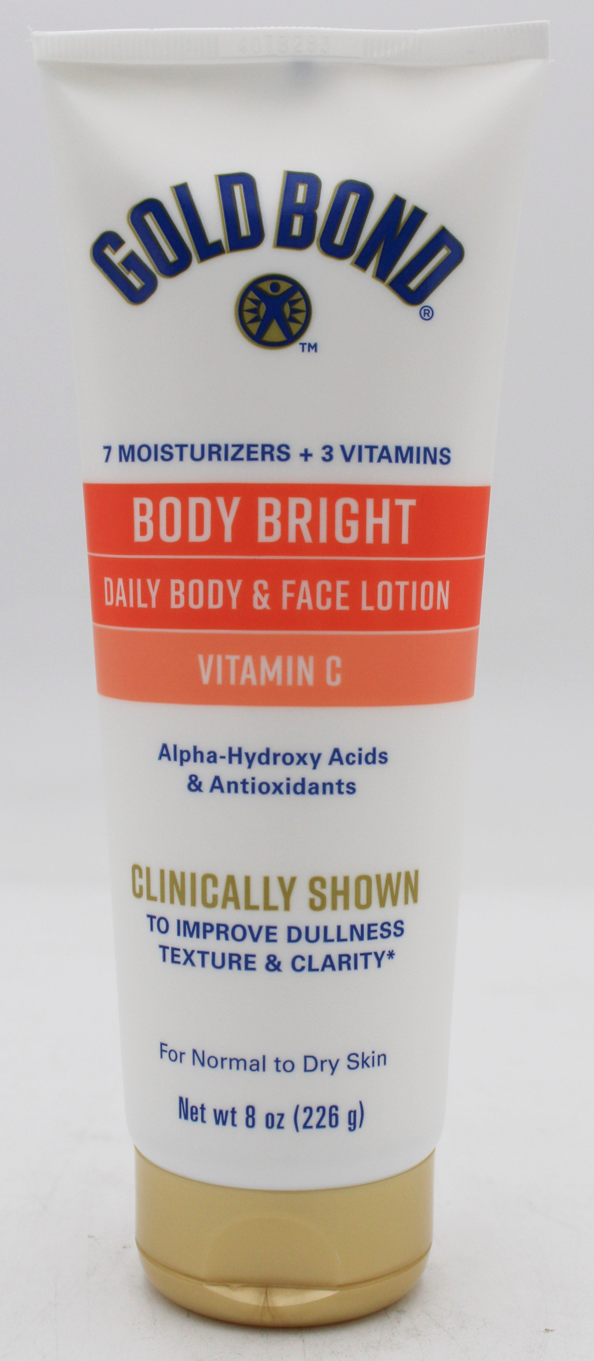 GOLD BOND BODY BRIGHT BODY & FACE LOTION 8 OZ 5/31/2026 NI
