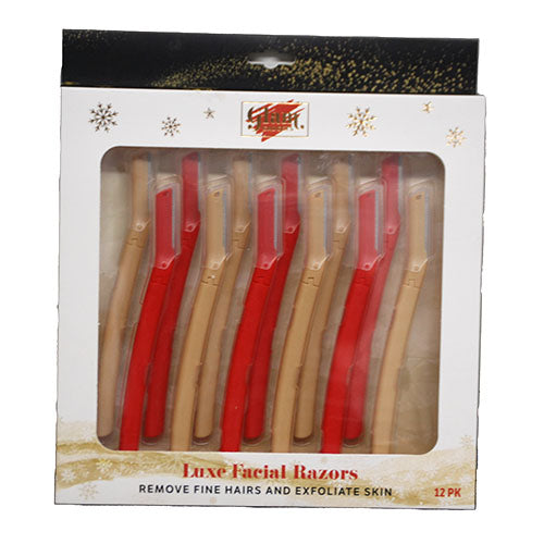 EVRIHOLDER GLAM GADGETS LUXE FACIAL RAZORS 12PK NI