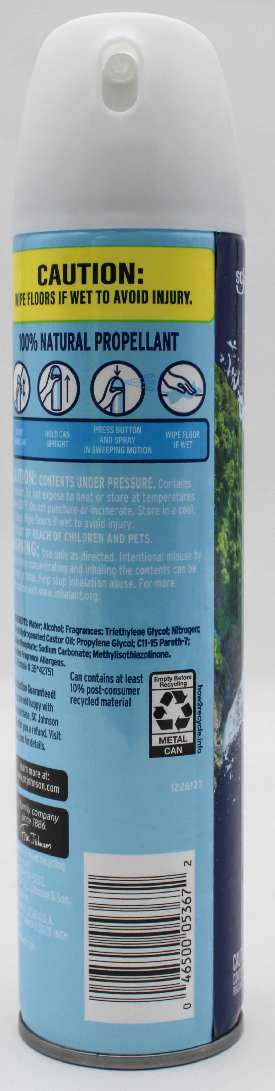 GLADE AEROSOL SPRAY FRESH SEA MIST & CYPRESS 8.0 oz. US