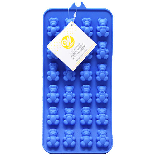 WILTON GUMMY BEAR SILICONE CANDY MOLD (24 CAVITY)