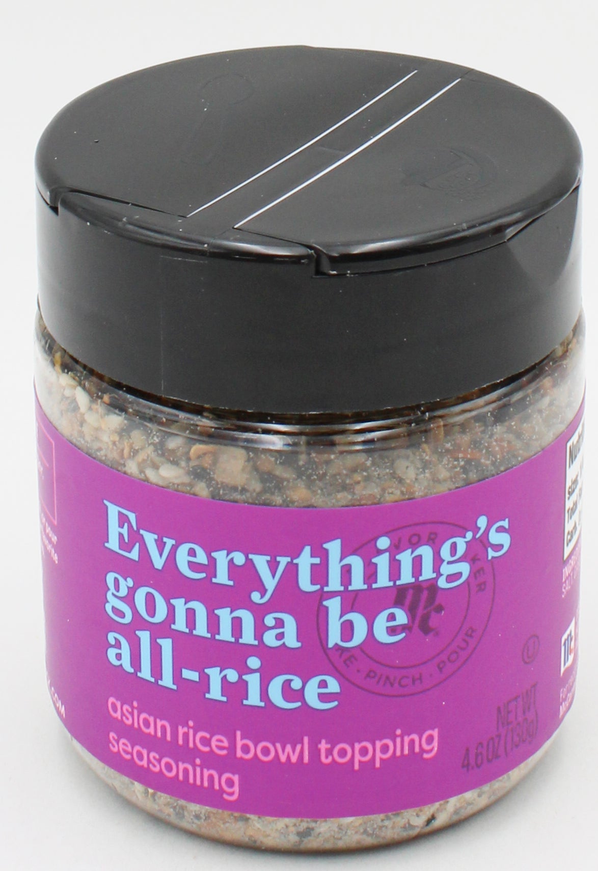 MCCORMICK  ASIAN RICE BOWL SEASONING  4.6 Oz BB 1/9/27