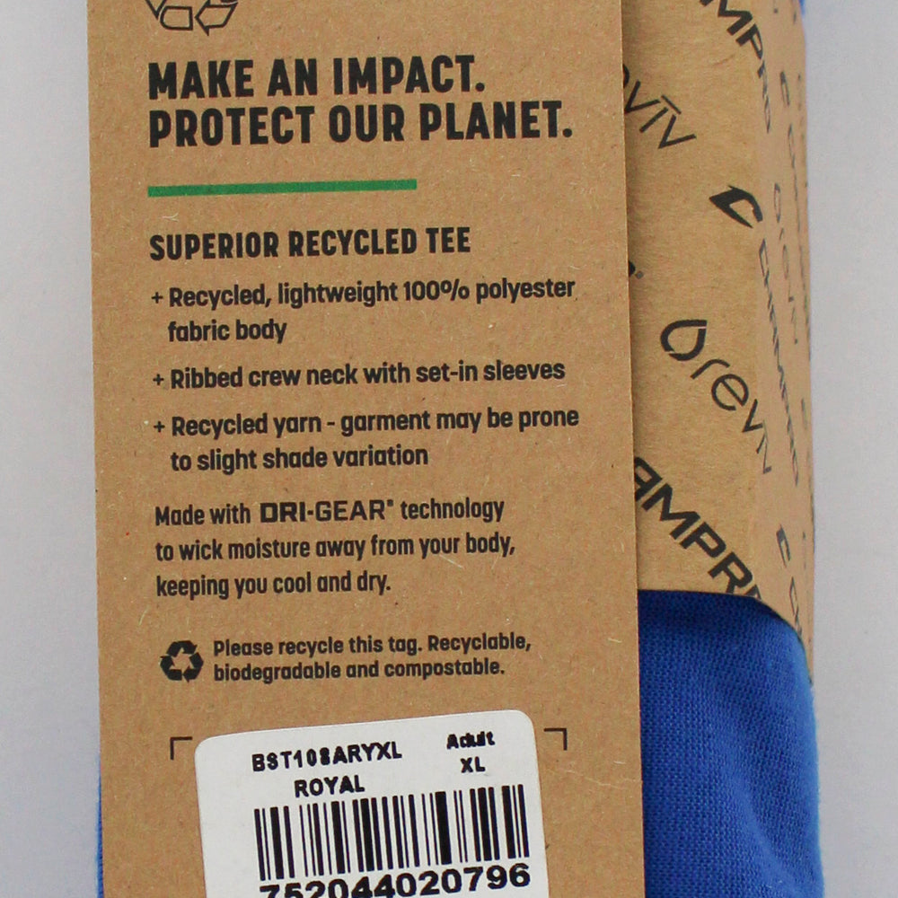 T-SHIRT - ADULT - ROYAL BLUE- XL