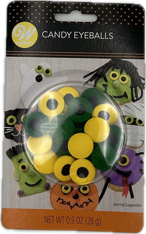 HALLOWEEN CANDY EYEBALLS SPOOKY LARGE 1 OZ NI BEST BUY: 11/2024