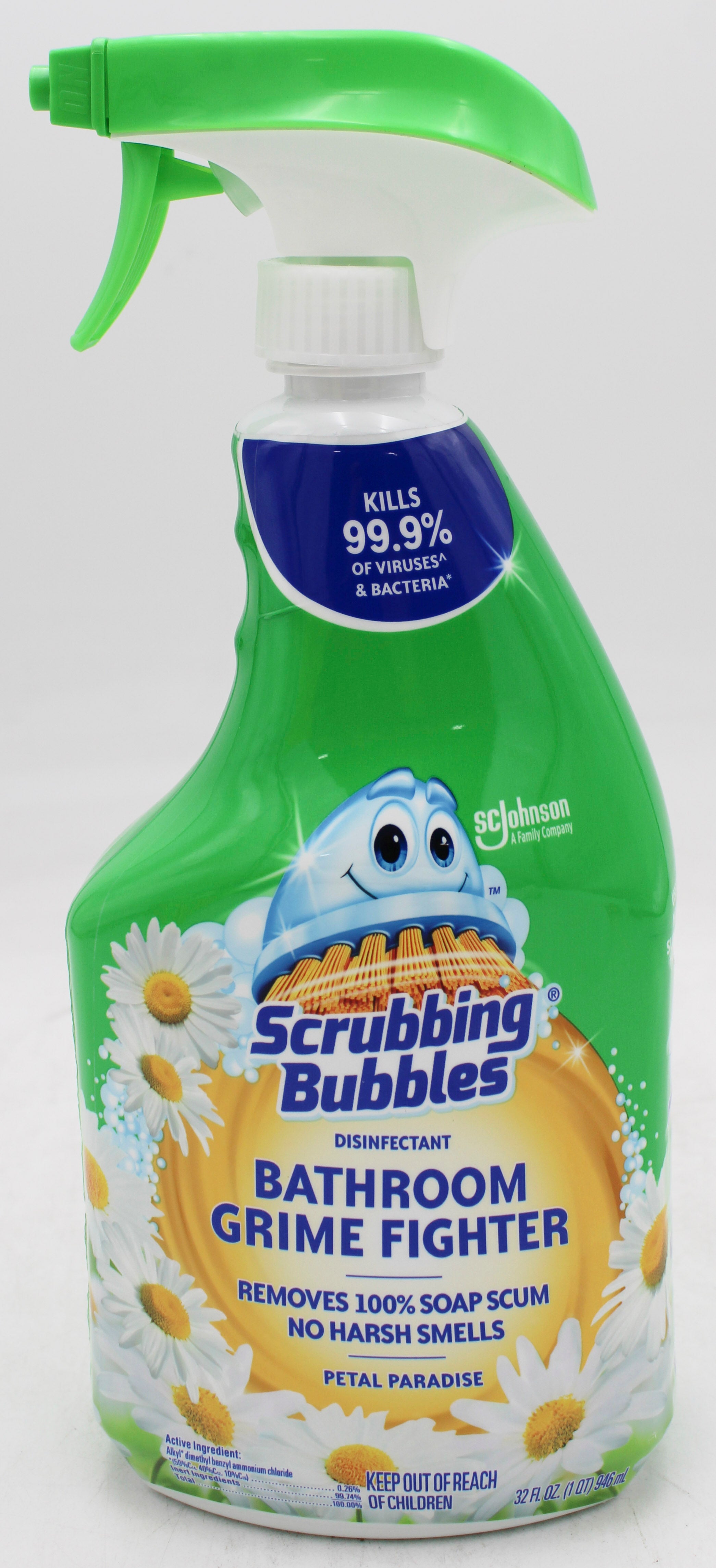 SP SCRUBBING BUBBLES BATHROOM GRIME FIGHTER 32oz PETAL PARADISE