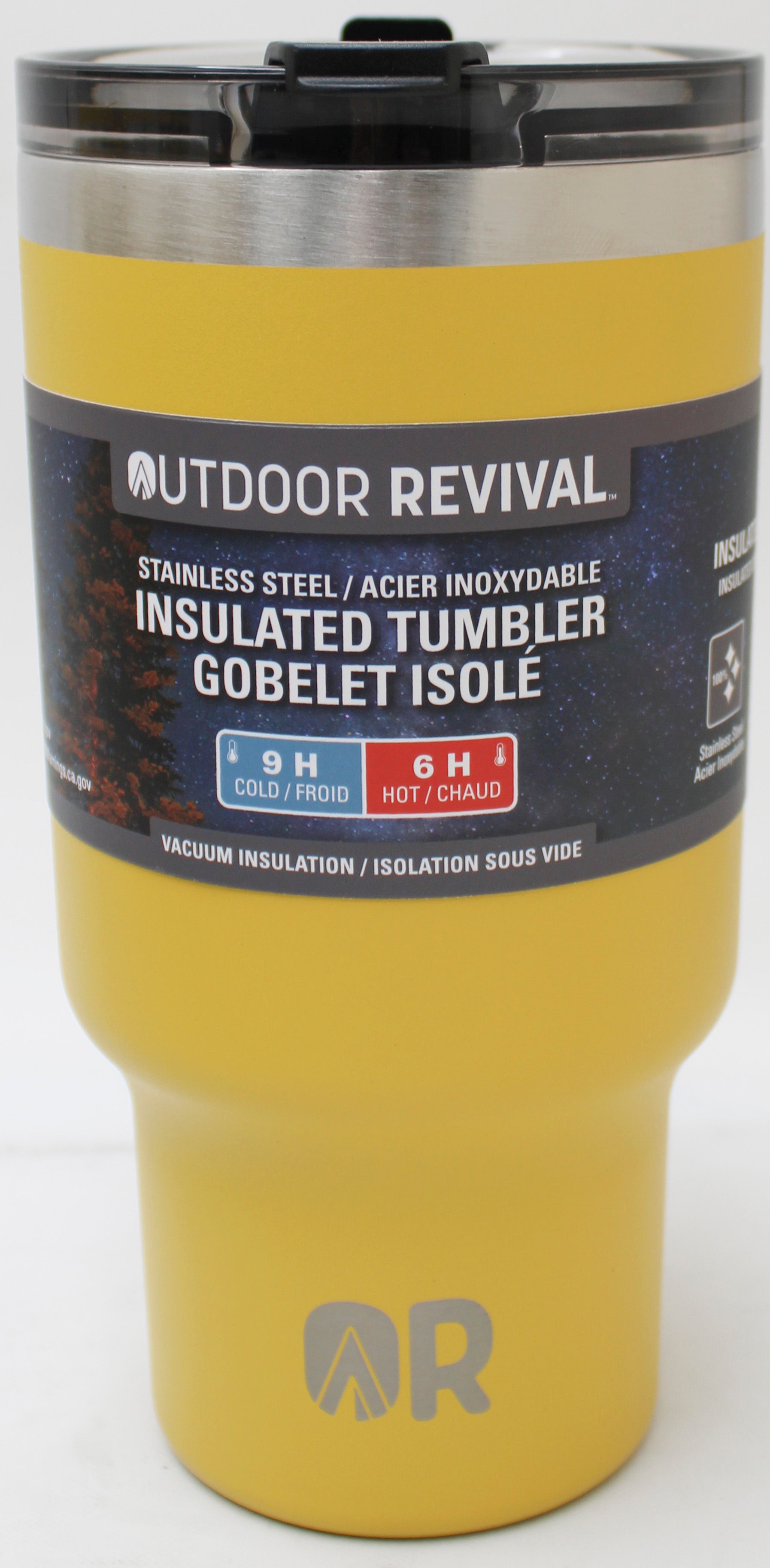 OUTDOOR REVIVAL 30 OZ STAINLESS STEEL TUMBLER SUNFLOWER