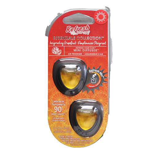RYC AIR FRESHENER CLIPS 2PK-GRAPEFRUIT NI