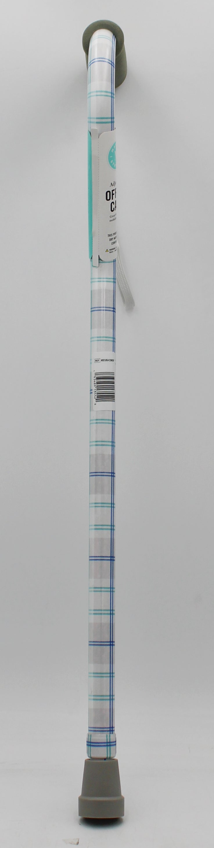 MARTHA STEWERT CANE OFFSET HANDLE - PLAID NI