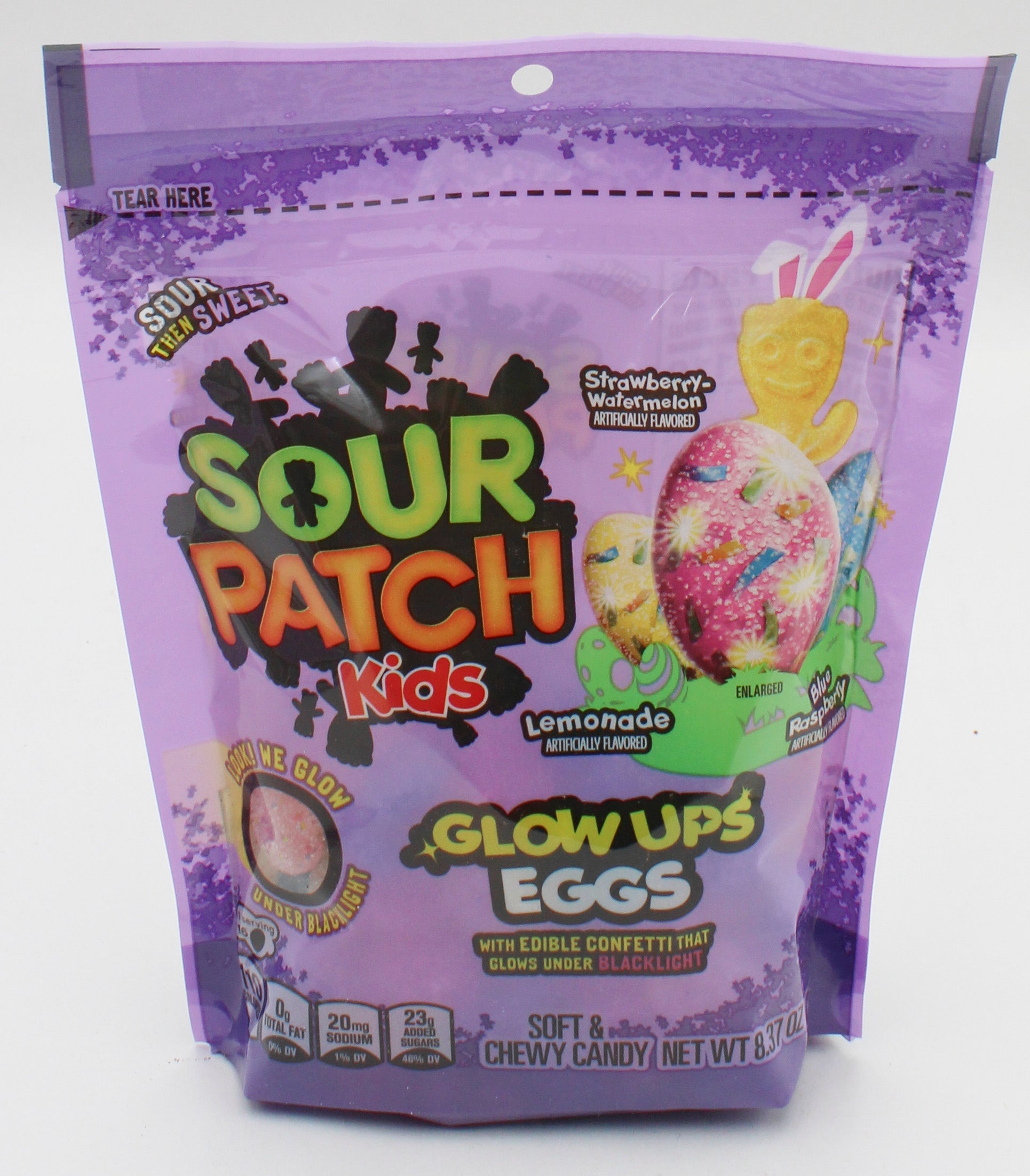 SOUR PATCH KIDS GLOWUPS EGGS 8.37 Oz BB 10/11/26
