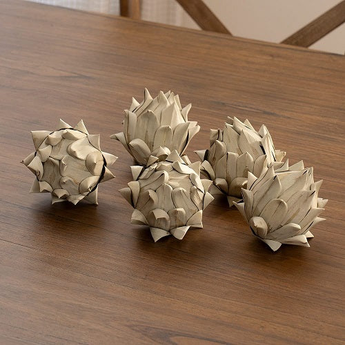 DRIED ARTICHOKES 5PC SET 3"Dia