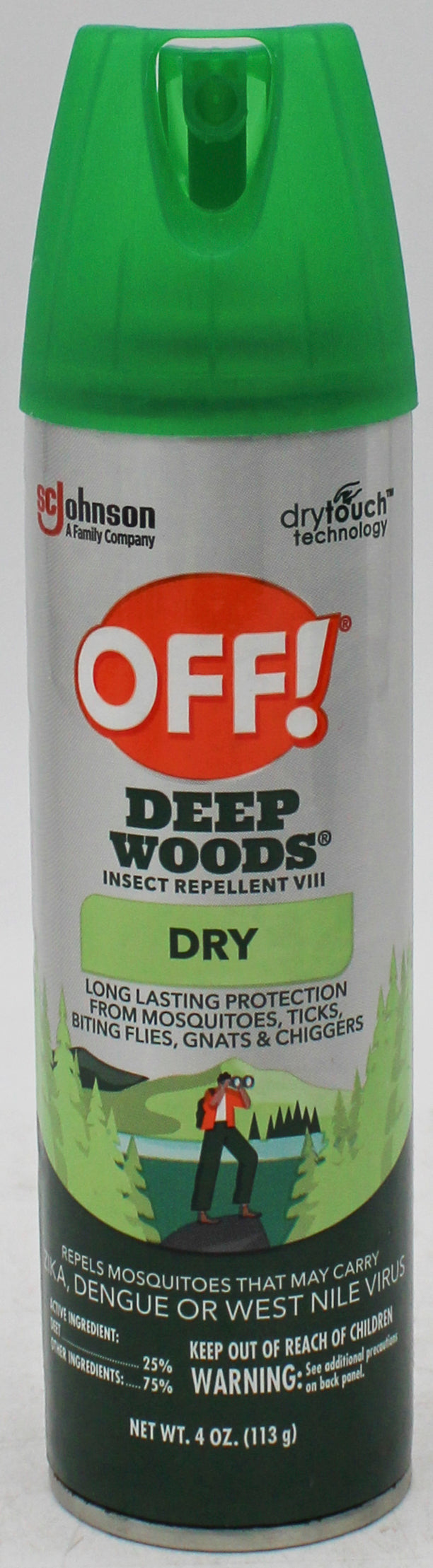 SP OFF! DEEP WOODS 4oz-DRY TOUCH ARESOL REPELLENT