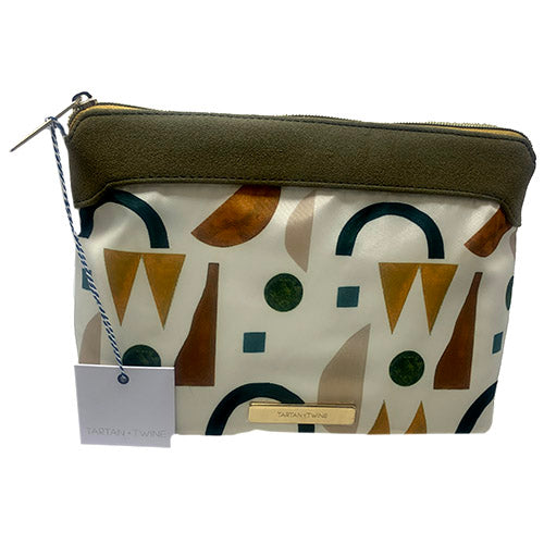 BEAUTY CLUTCH W/SUEDE($22)AUTMN/NI