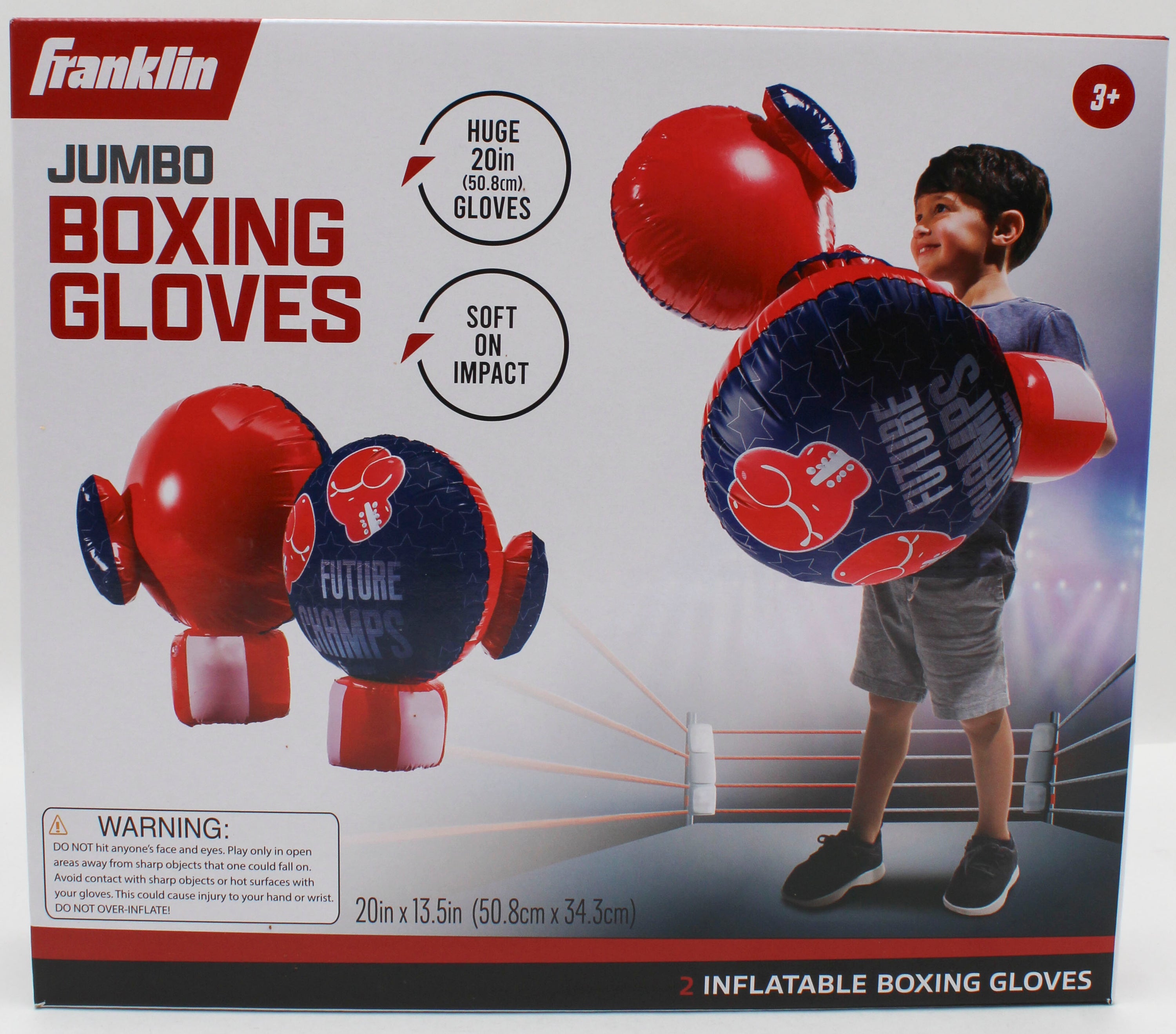 FRANKLIN FUTURE CHAMPS INFLATABLE BOXING GLOVES SET
