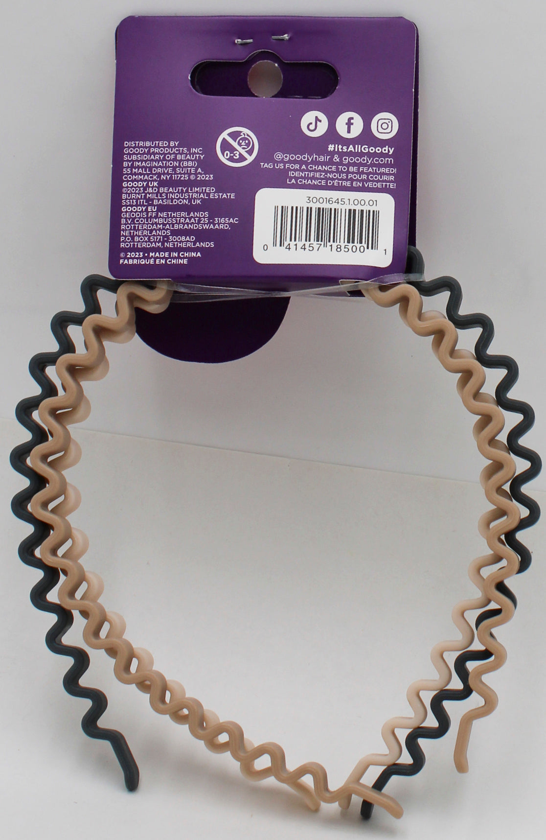 GOODY HEADBAND ZIGZAG 3ct NI