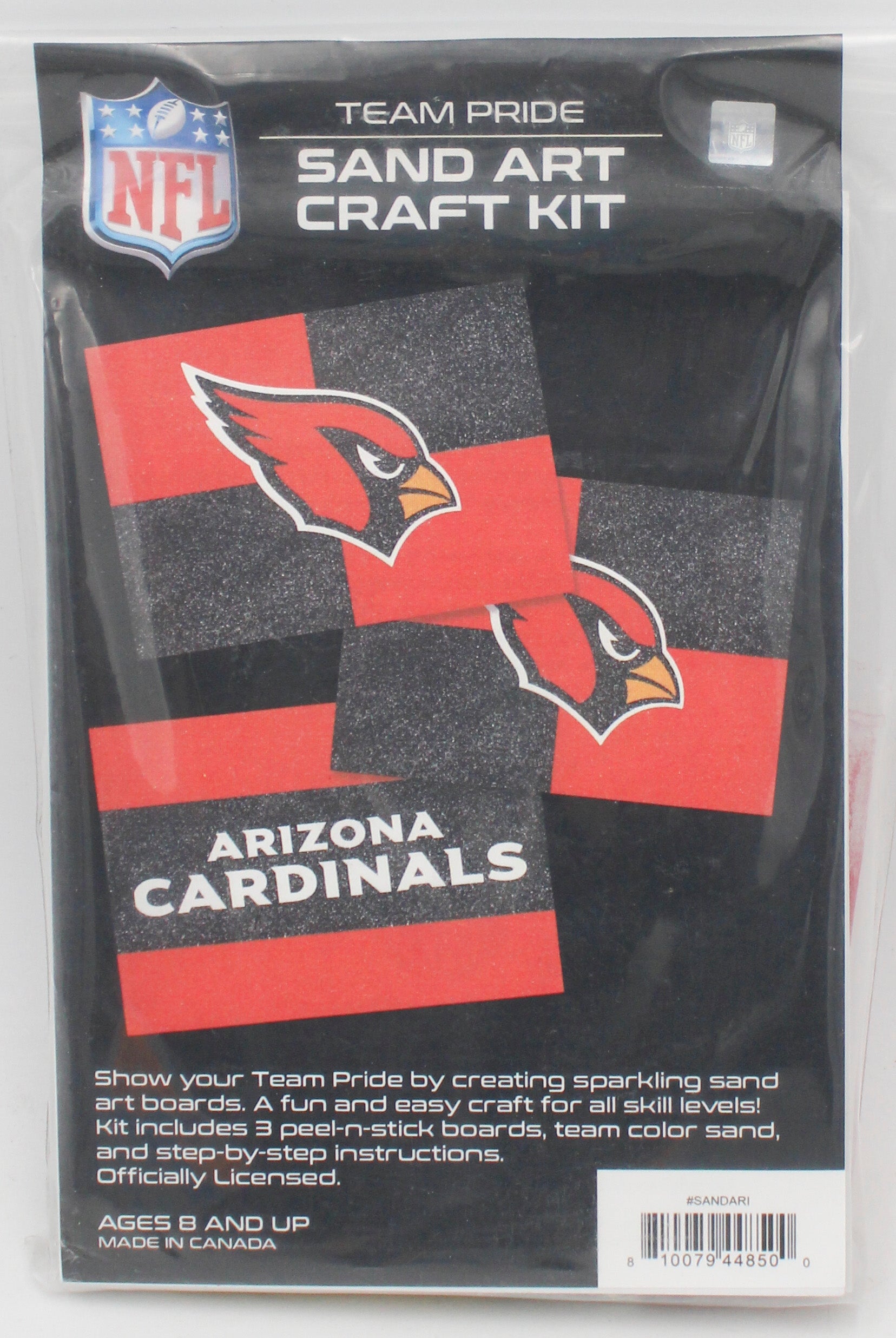ARIZONA CARDINALS SAND ART CRAFT KIT