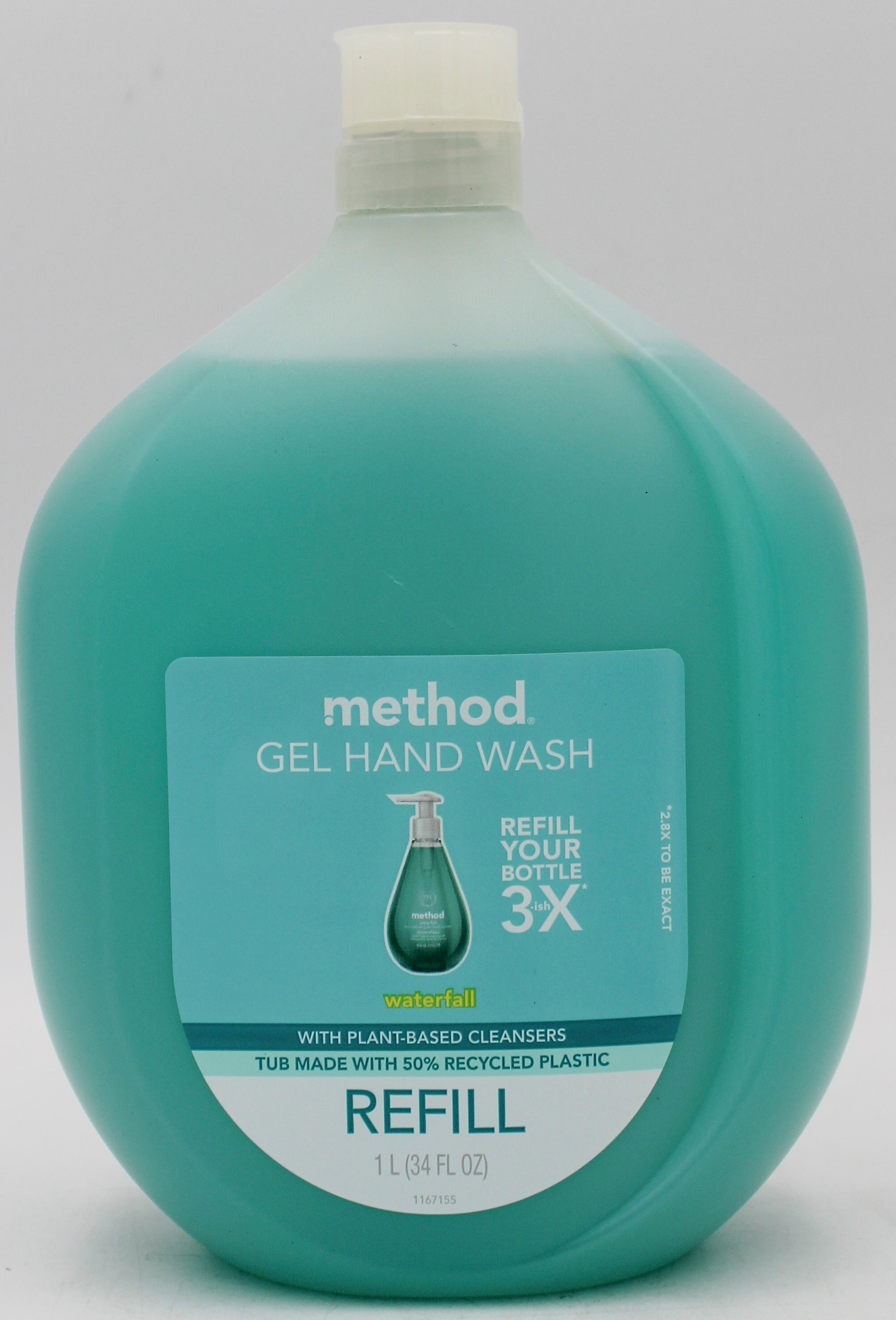METHOD GEL HAND WASH WATERFALL REFILL 34floz US