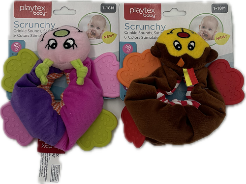 PLAYTEX BABY SCRUNCHY ASSORTED 1-18 MONTHS