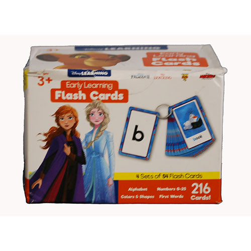 DISNEY EARLY LEARNING FLASH CARDS CUBE AGES 3+ 216CARDS  PRE PRICE $18.99