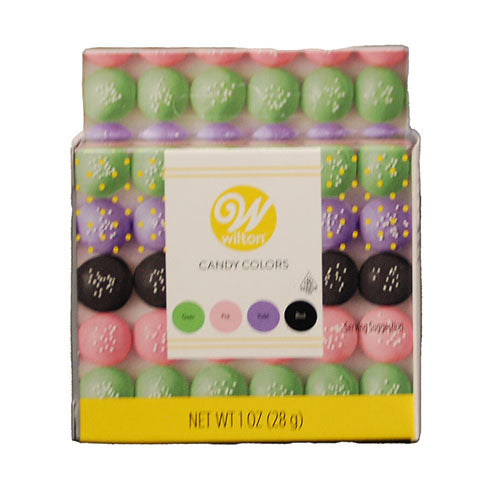 WILTON CANDY COLORS FOOD DYE 4CT-1OZ EXP 3/8/25