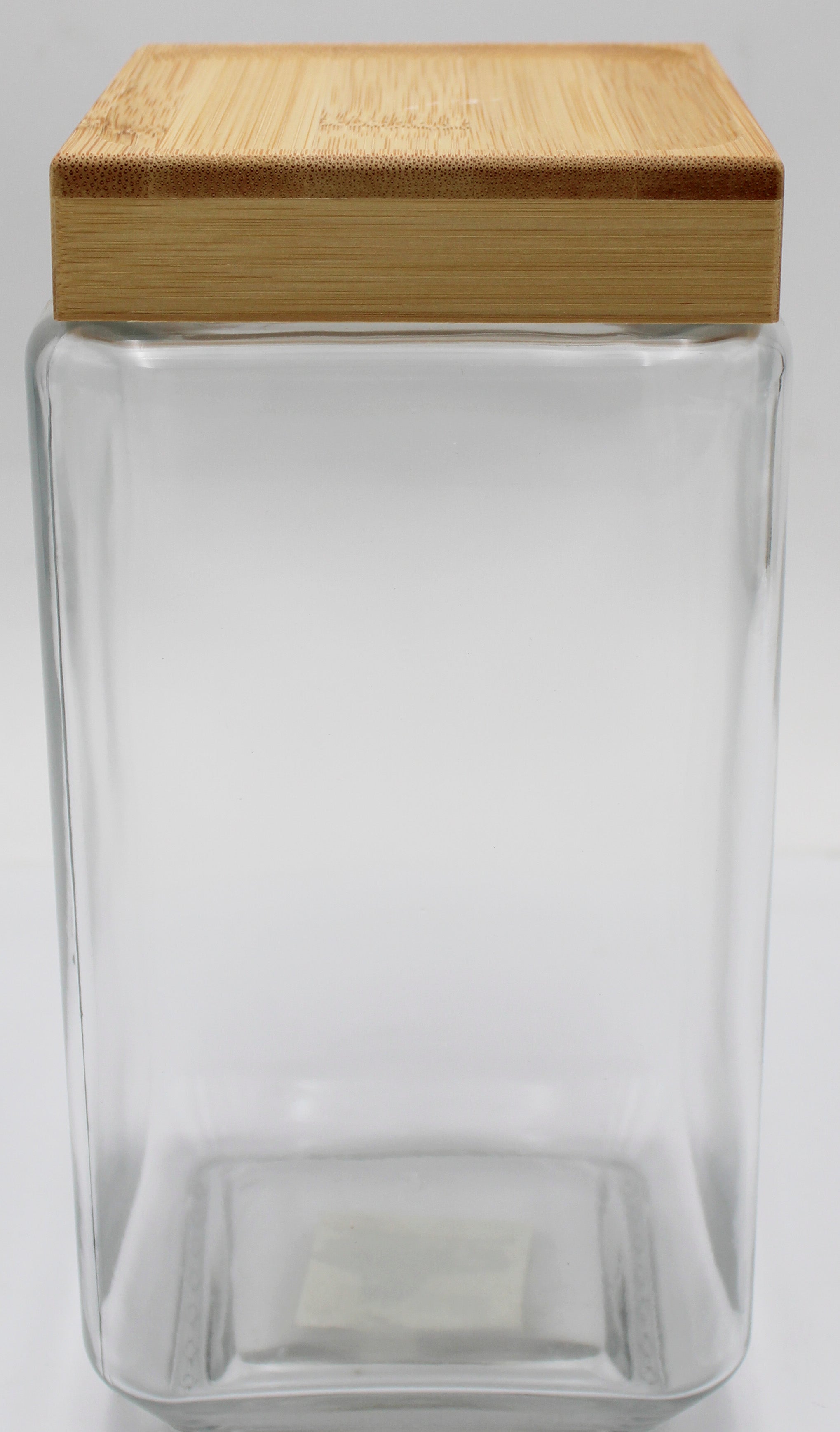 GLASS CANISTER W/ BAMBOO LID 67oz