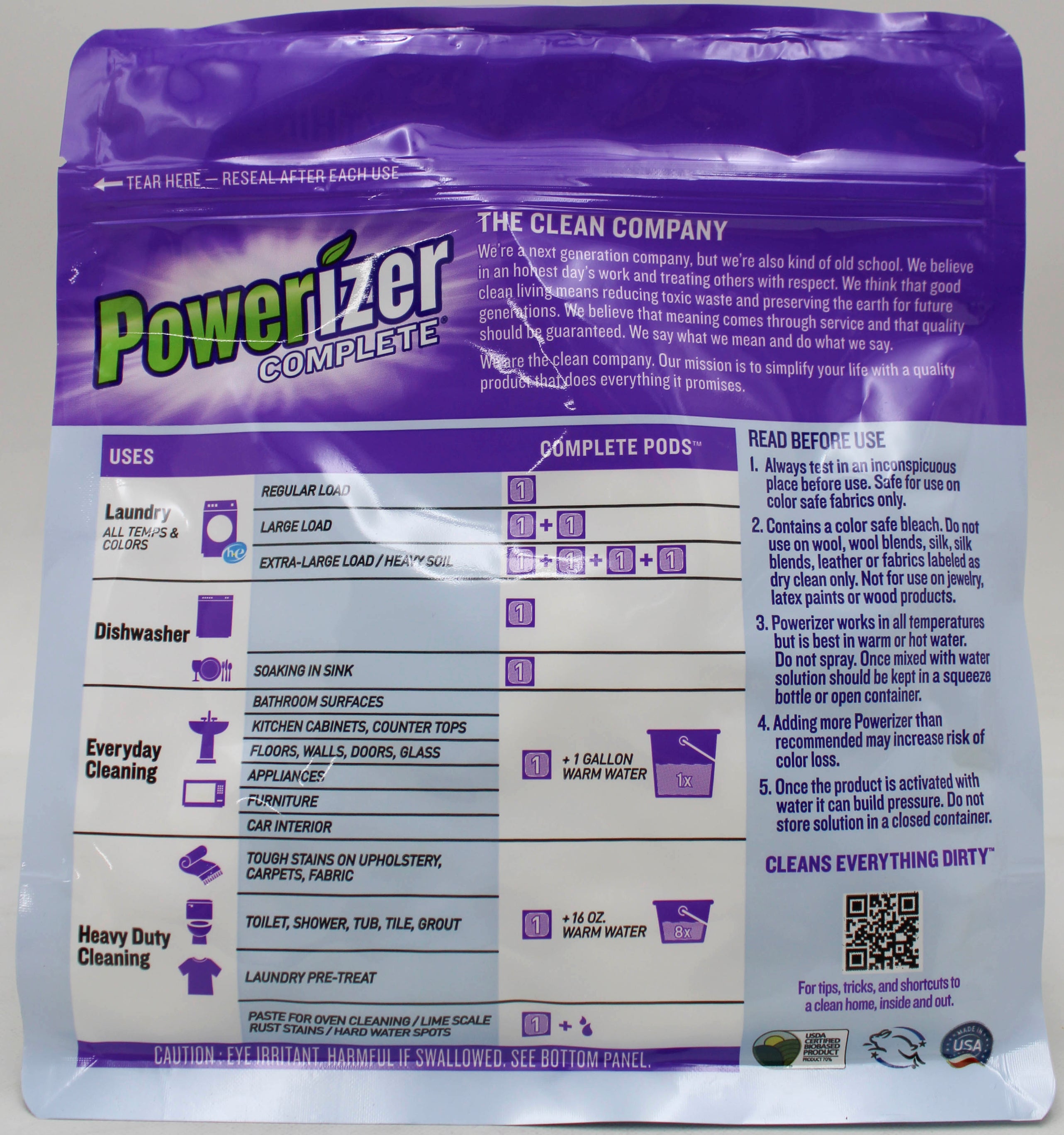 POWERIZER COMPLETE MULTI SURFACE CLEANER PODS 42ct NI