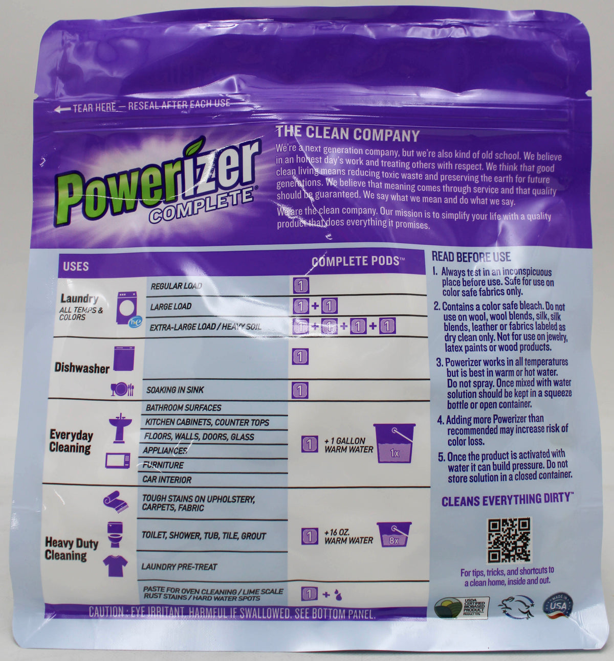 POWERIZER COMPLETE MULTI SURFACE CLEANER PODS 42ct NI