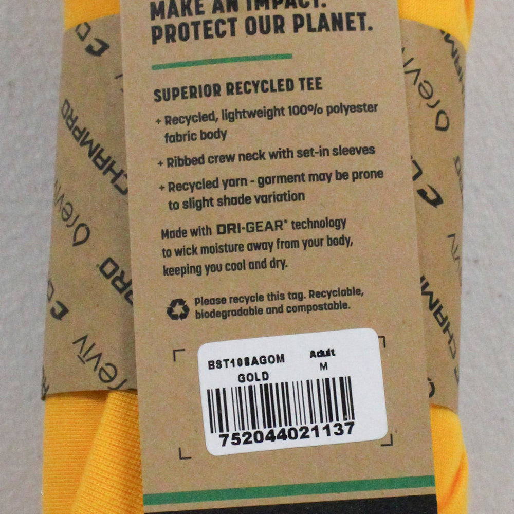 T-SHIRT - ADULT - GOLD- M